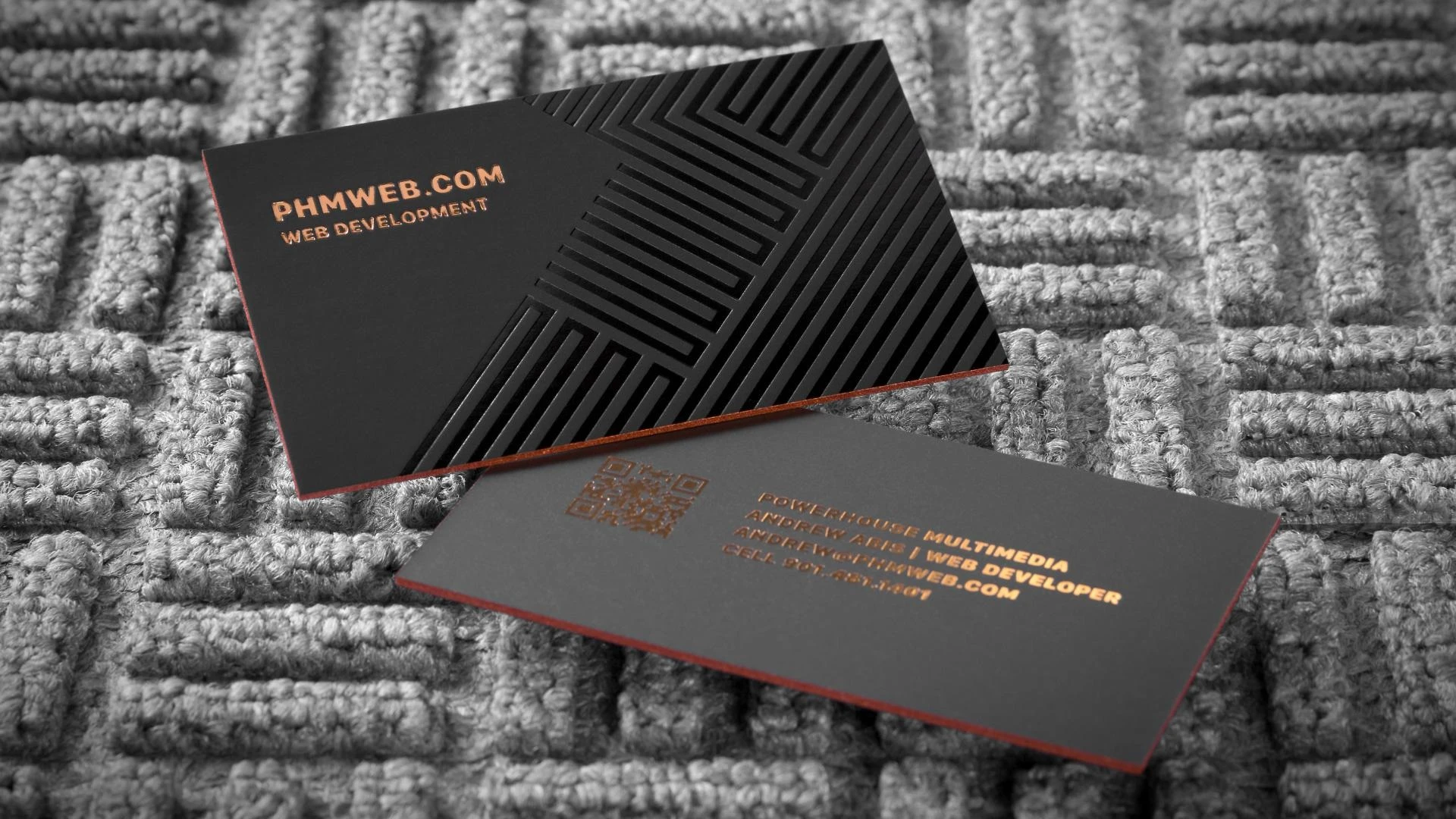 Thick 3 Layer Business Cards Business Card Design